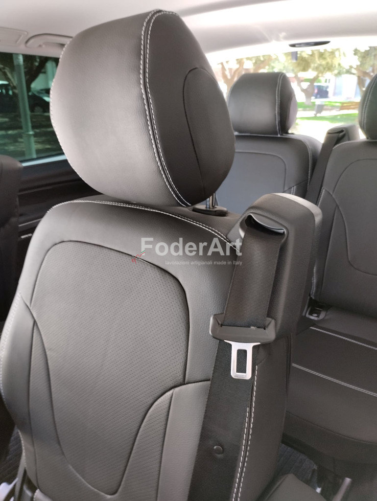 COPRISEDILI SU MISURA per sedile conducente con bracciolo adatti per Mercedes  Vito W447 EUR 99,99 - PicClick IT
